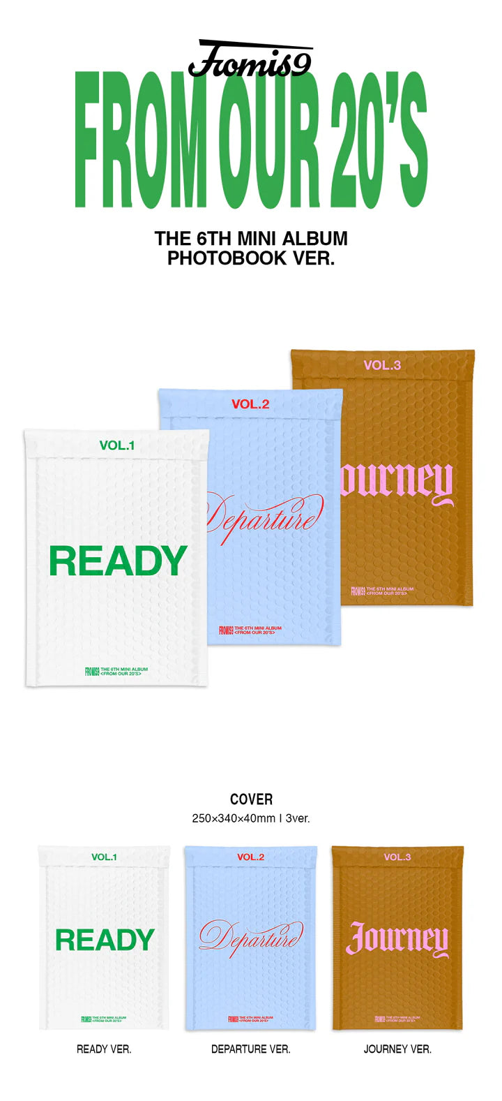 FROMIS_9 - FROM OUT 20' 6TH MINI ALBUM [PHOTOBOOK VER.]