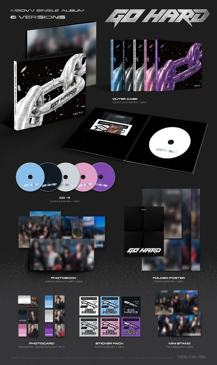 (PRE-ORDER) MEOVV - GO HARD SINGLE ALBUM
