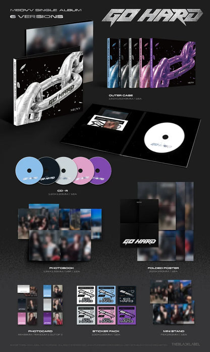 (PRE-ORDER) MEOVV - GO HARD SINGLE ALBUM
