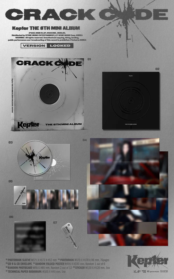 KEP1ER - CRACK CODE 8.º MINI ÁLBUM