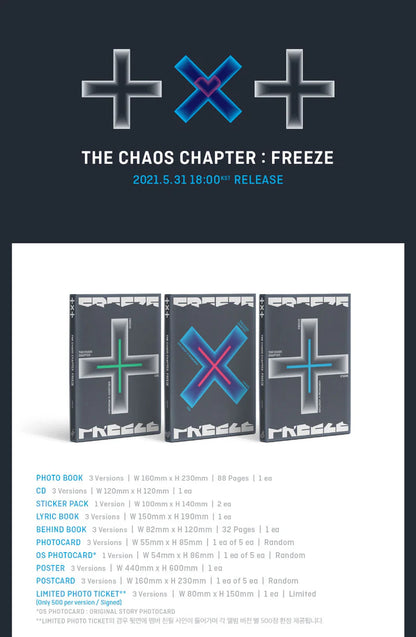 TOMORROW X TOGETHER (TXT) - CHAOS CHAPTER : FREEZE 4TH MINI ALBUM