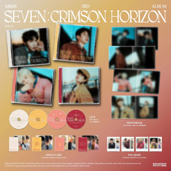 AB6IX - SEVEN: CRIMSON HORIZON VOL.3 ÁLBUM [JEWEL VER.]