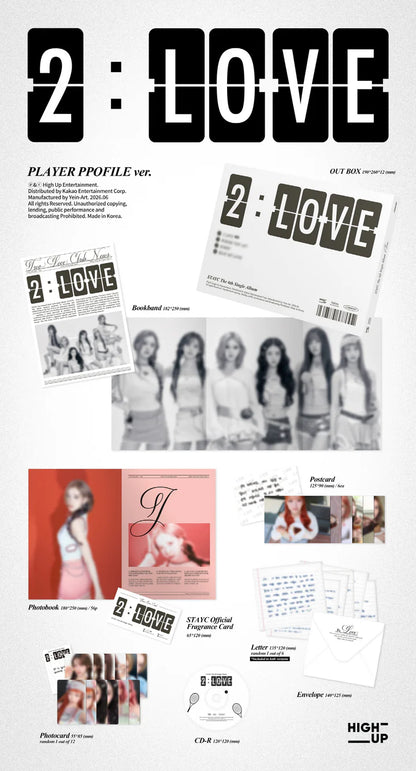 (PRE-ORDER) STAYC - 2:LOVE 6TH SINGLE ALBUM