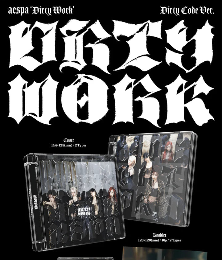 AESPA - DIRTY WORK SINGLE ALBUM [DIRTY CODE VER.]