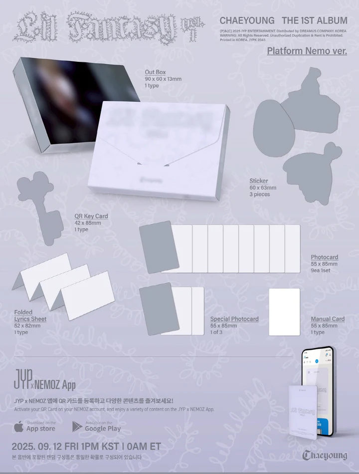 CHAEYOUNG (TWICE) - LIL FANTASY VOL.1 1ST ALBUM [PLATAFORM VER.]
