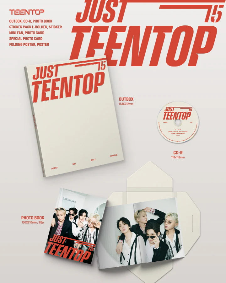 TEENTOP - JUST 15, JUST TEEN TOP MINI ALBUM