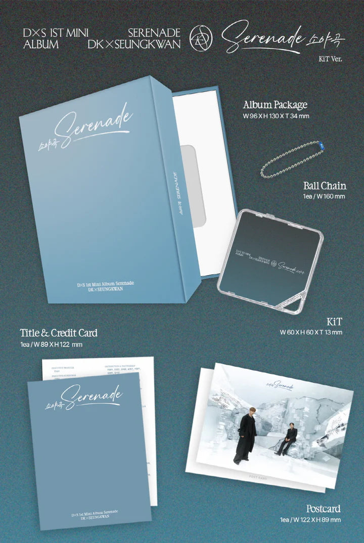 (PRE-ORDER) DK X SEUNGKWAN (SEVENTEEN) - SERENADE 1ST MINI ALBUM [KIT VER.]