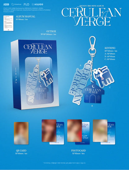 WENDY (RED VELVET) - CERULEAN VERGE 3ER MINI ÁLBUM [VERSIÓN LLAVERO]