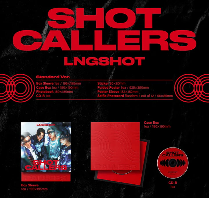 (PRE-ORDER) LNGSHOT - SHOT CALLERS EP ALBUM [STANDARD VER.]