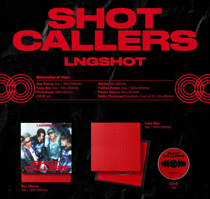 (PRE-ORDER) LNGSHOT - SHOT CALLERS EP ALBUM [STANDARD VER.]