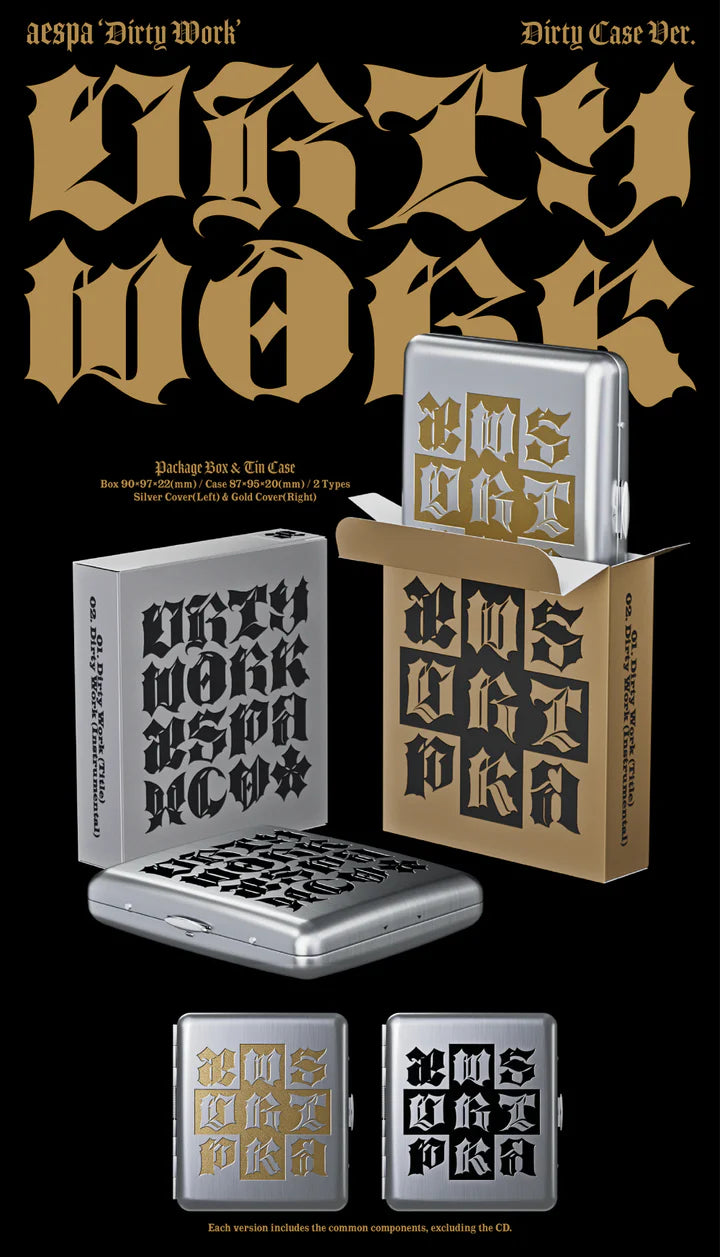 AESPA - DIRTY WORK SINGLE ALBUM [CASE VER.]