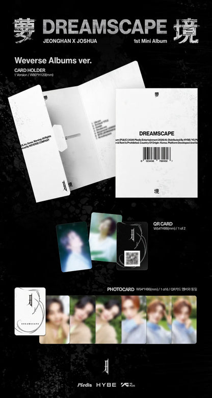 (PRE-ORDER) JEONGHAN X JOSHUA (SEVENTEEN) - DREAMSCAPE 1ST ALBUM [WEVERSE ALBUM VER.]