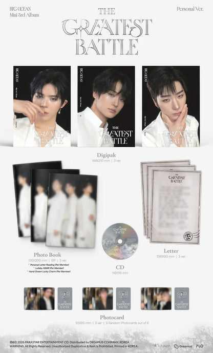 BIG OCEAN - THE GREATEST BATTLE PERSONAL 3RD MINI ALBUM [PERSONAL VER.]