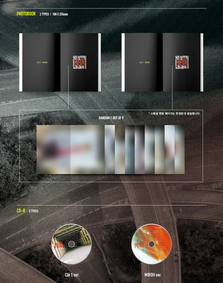 STRAY KIDS - CLE 1: MIROH MINI ALBUM [NORMAL EDITION]