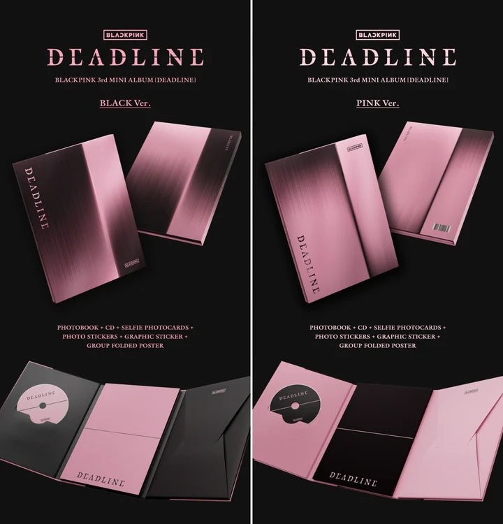 (PRE-ORDER) BLACKPINK - DEADLINE 3RD MINI ALBUM POB