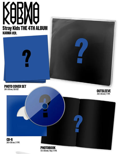 (PRE-ORDER) STRAY KIDS - KARMA 4TH ALBUM [KARMA LIMITED VER.]