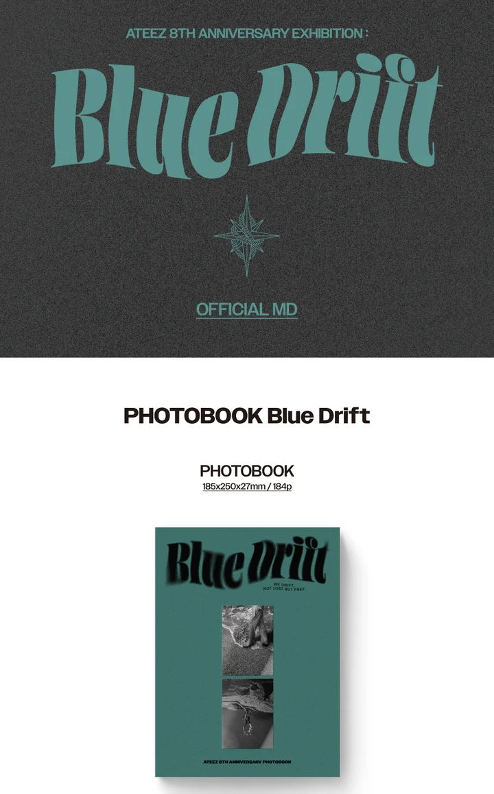 (PRE-ORDER) ATEEZ - BLUE DRIFT 8TH ANNIVERSARY PHOTOBOOK