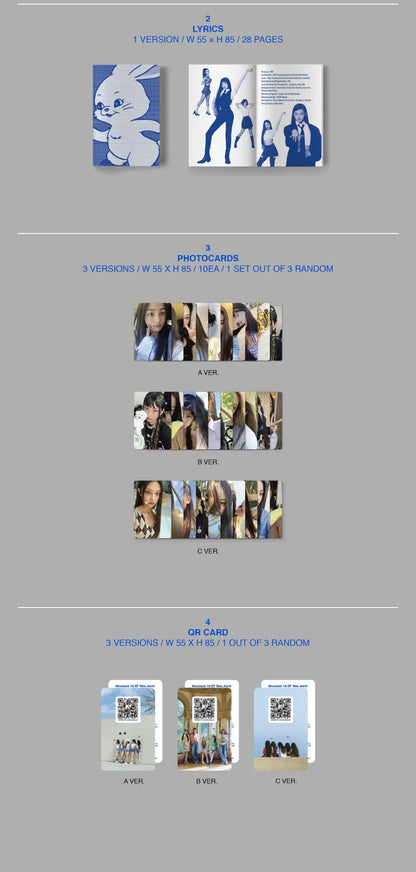 NEWJEANS - SOBRENATURAL [WEVERSE ALBUMS VER.] ESTÁNDAR