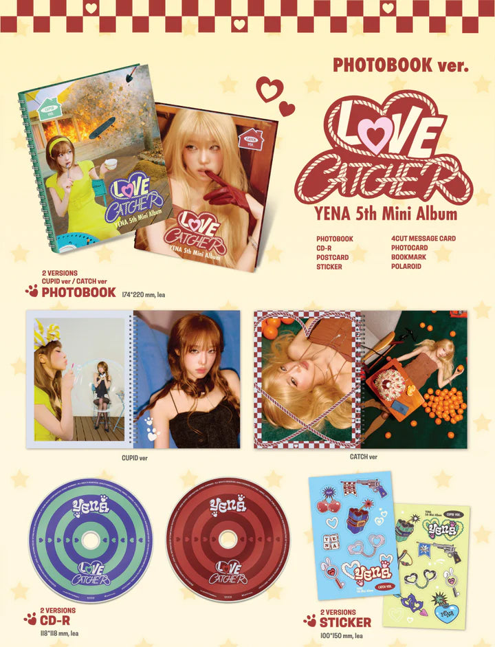 YENA - LOVE CATCHER 5º MINI ÁLBUM