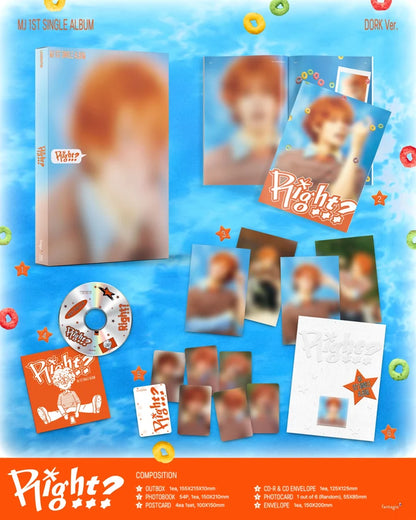 MJ (ASTRO) - RIGHT..? 1ST SINGLE CD ALBUM