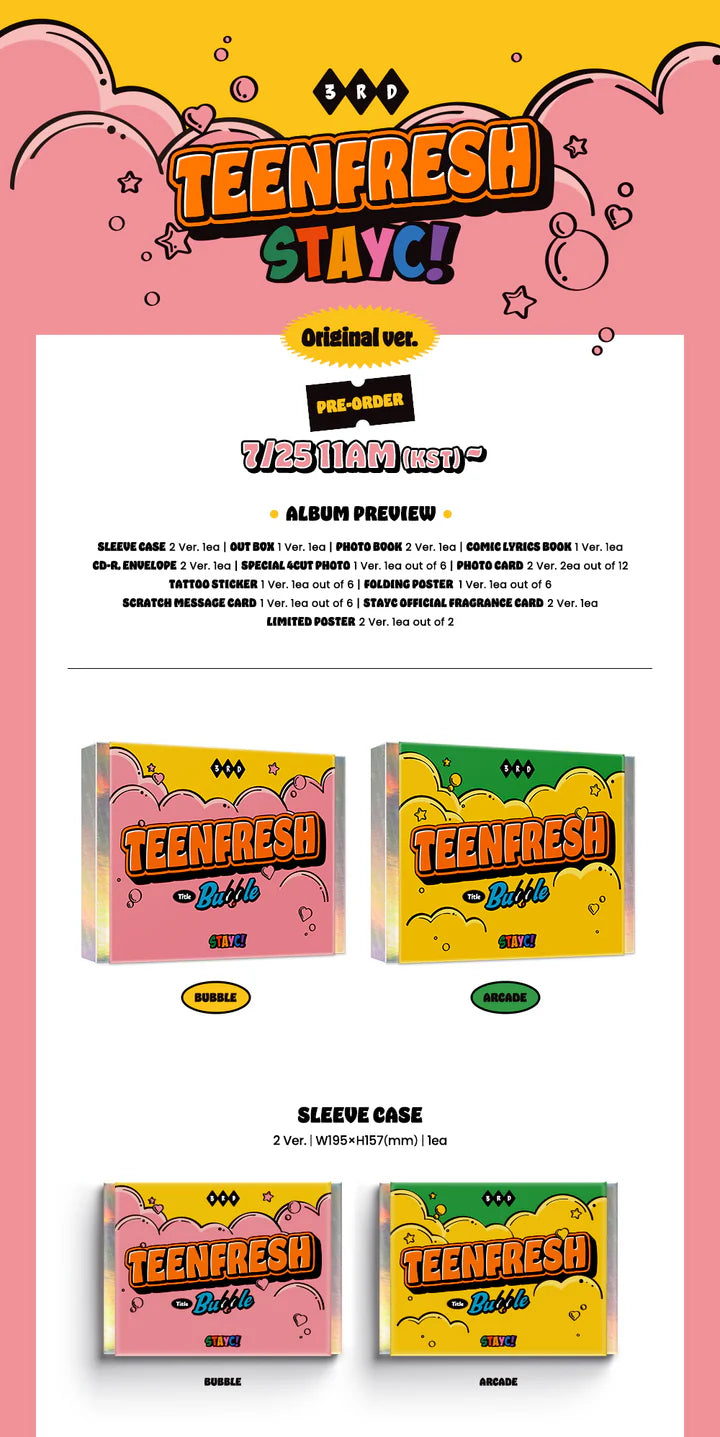 STAYC - TEENFRESH 3RD MINI ALBUM