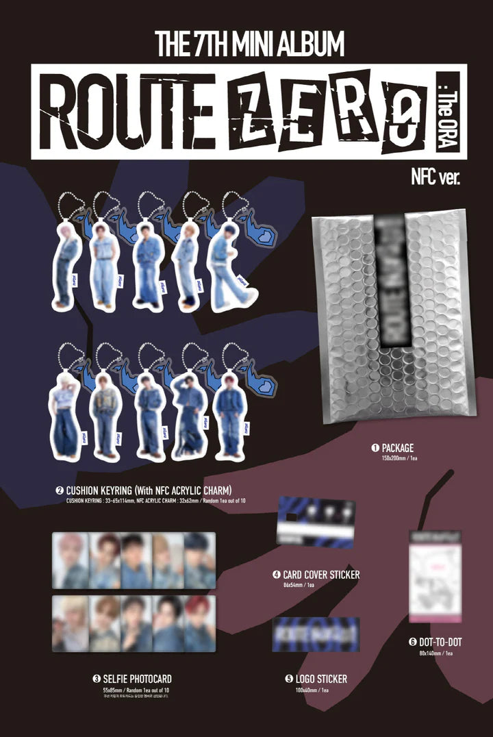 XIKERS - ROUTE ZERO: THE ORA 7TH MINI ALBUM [NFC VER.]