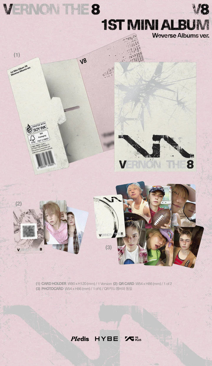 V8 (SEVENTEEN) - 1ST MINI ALBUM [WEVERSE ALBUM VER.]