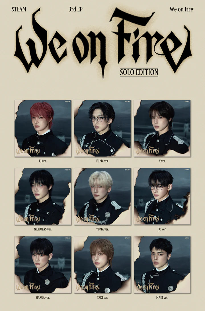 &TEAM - WE ON FIRE 3RD EP ALBUM [SOLO EDITION VER.]