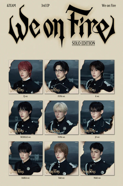 &TEAM - WE ON FIRE 3RD EP ALBUM [SOLO EDITION VER.]