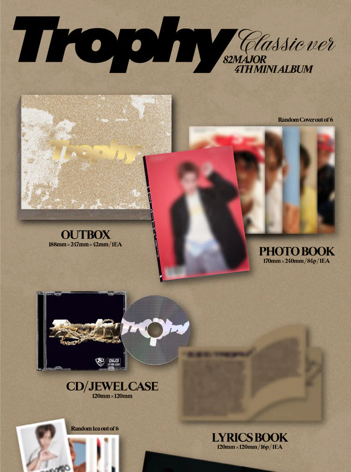 82MAJOR - TROPHY 4TH MINI ALBUM [CLASSIC VER]