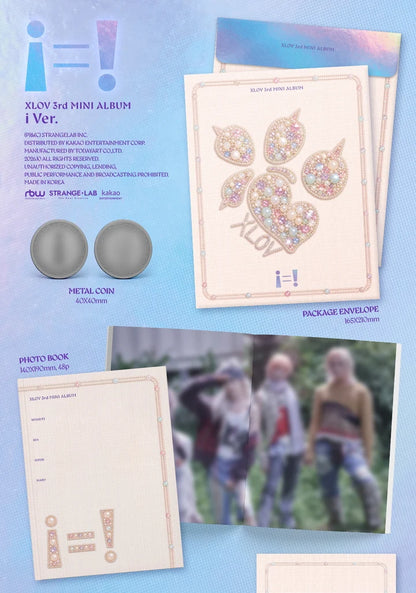 (PRE-ORDER) XLOV - I=! 3RD MINI ALBUM
