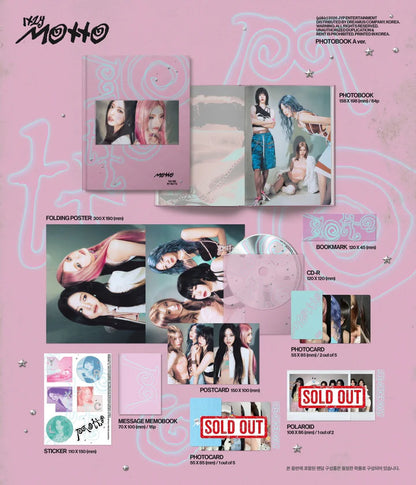 ITZY - MOTTO 12TH MINI ALBUM [PHOTOBOOK VER.]