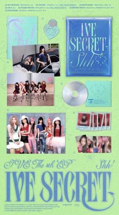 IVE - IVE SECRET 4TH MINI ALBUM [STANDARD VER.]