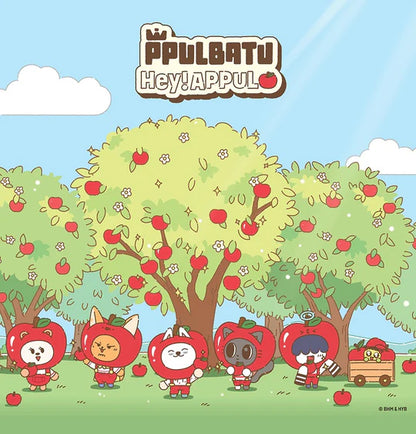 (PRE-ORDER) TOMORROW X TOGETHER (TXT) - HEY! APPUL PPULBATU OFFICIAL MD PLUSH KEYRING [APPLE VER.]