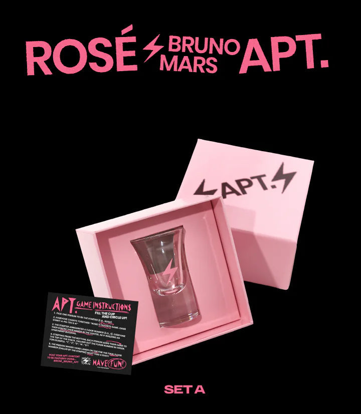 ROSÉ (BLACKPINK) - ROSIE OFFICIAL MD APT SHOT GLASS SET B