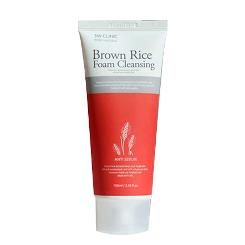 3W CLINIC - BROWN RICE FOAM CLEANSING