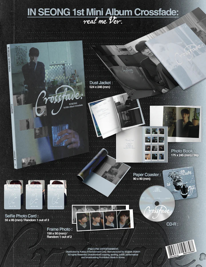 IN SEONG (SF9) - CROSSFADE: 1ST MINI ÁLBUM [REAL ME VER.]