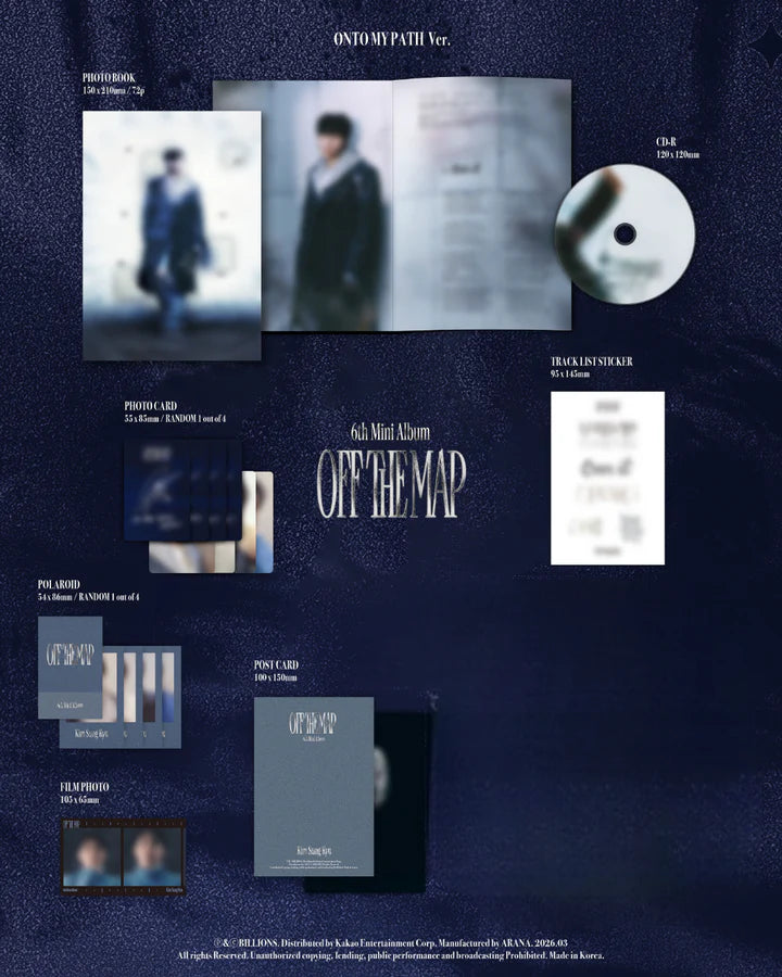 KIM SUNG KYU - OFF THE MAP 6º MINI ÁLBUM