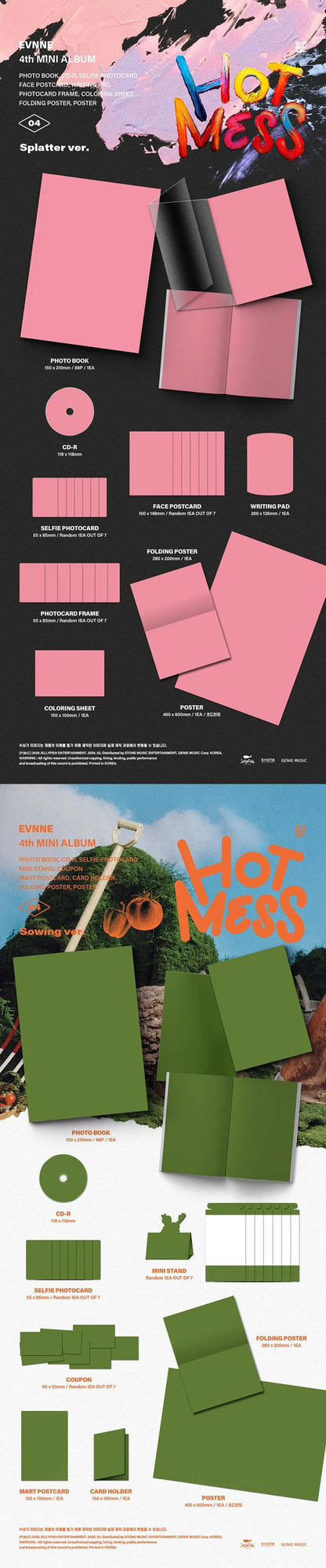 EVNNE - 4th MINI ALBUM [HOT MESS]