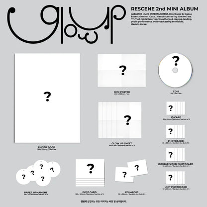 RESCENE - GLOW UP 2ND MINI ALBUM [ME VER.]