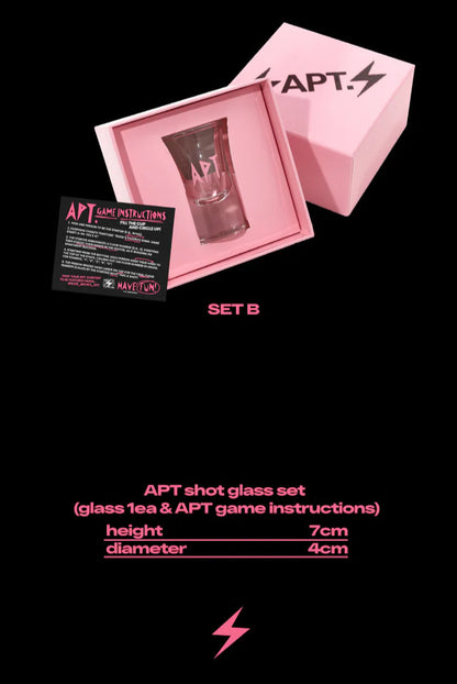 ROSÉ (BLACKPINK) - ROSIE OFFICIAL MD APT SHOT GLASS SET A