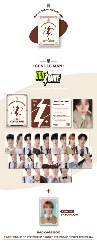 NCT - NCT ZONE COUPON CARD [VERSIÓN GENTLE MAN]