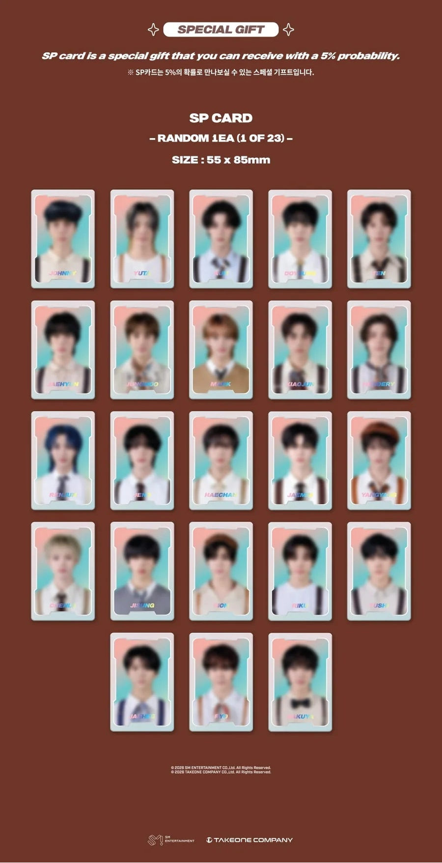 NCT - NCT ZONE COUPON CARD [VERSIÓN GENTLE MAN]