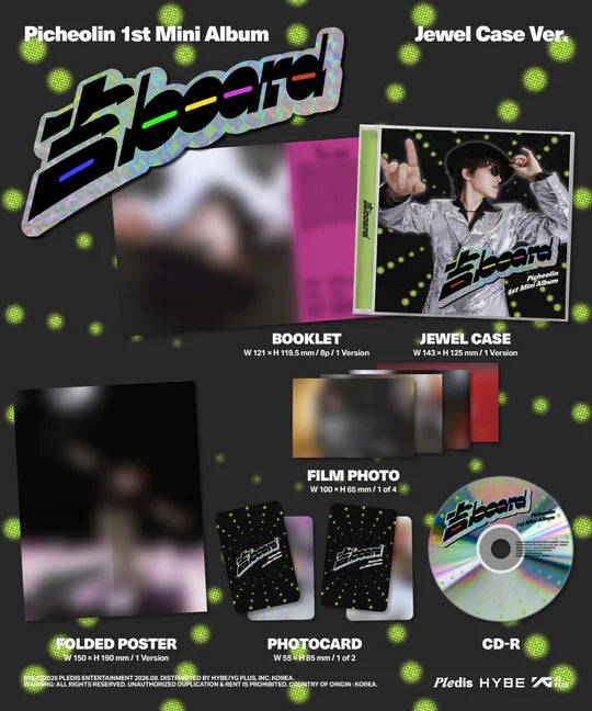 (PRE-ORDER) PICHEOLIN (SEVENTEEN) - 吉BOARD 1ST MINI ALBUM [JEWEL CASE VER.]