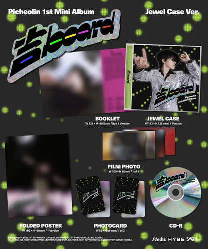(PRE-ORDER) PICHEOLIN (SEVENTEEN) - 吉BOARD 1ST MINI ALBUM [JEWEL CASE VER.]