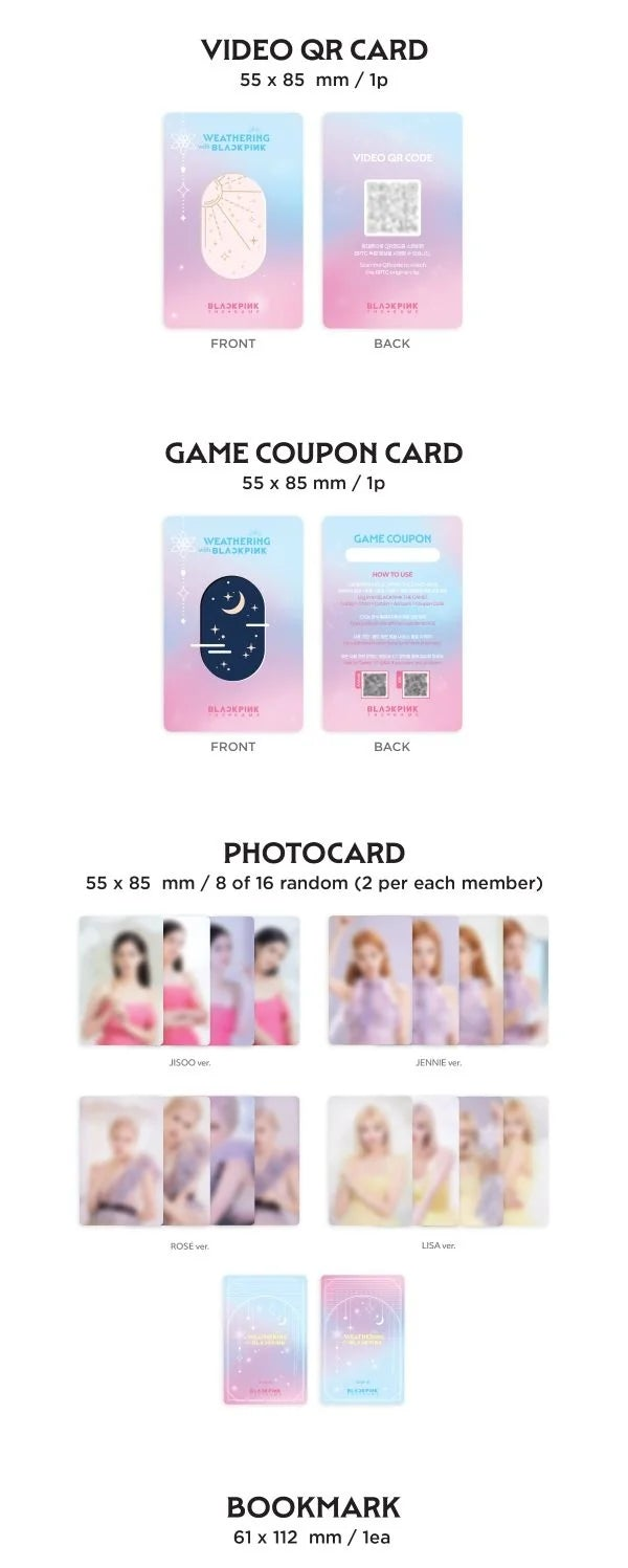 BLACKPINK - LA COLECCIÓN DE TARJETAS FOTOGRÁFICAS DEL JUEGO CON BLACKPINK