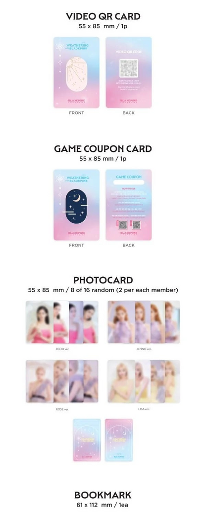 BLACKPINK - LA COLECCIÓN DE TARJETAS FOTOGRÁFICAS DEL JUEGO CON BLACKPINK