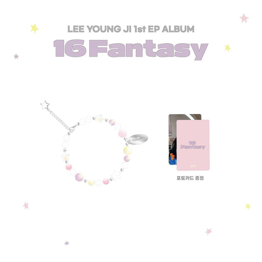 LEE YOUNG JI - 16 FANTASY 1ST EP ALBUM OFFICIAL MD BEAD BRACELET