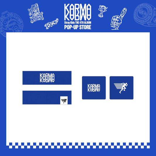 STRAY KIDS - KARMA POP-UP STORE MD HEAD BAND & SWEAT BAND SET