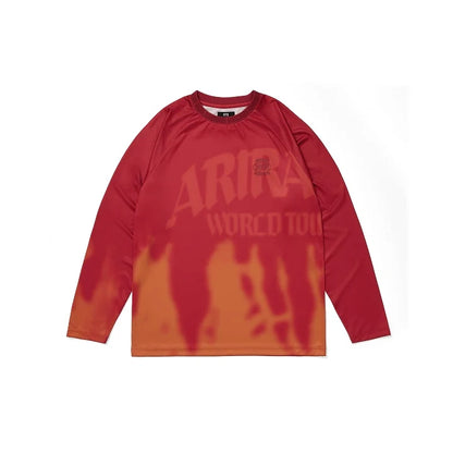 BTS - ARIRANG 2ND DROP WORLD TOUR MD LONG SLEEVE T-SHIRT (RED)